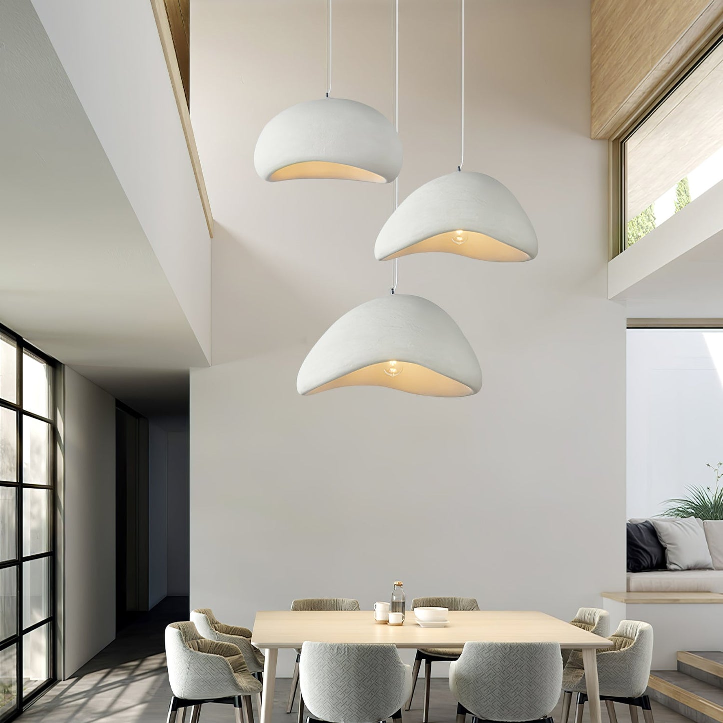 Celeste Cloud Pendant Light - Adjustable Height, Soft Diffused Glow