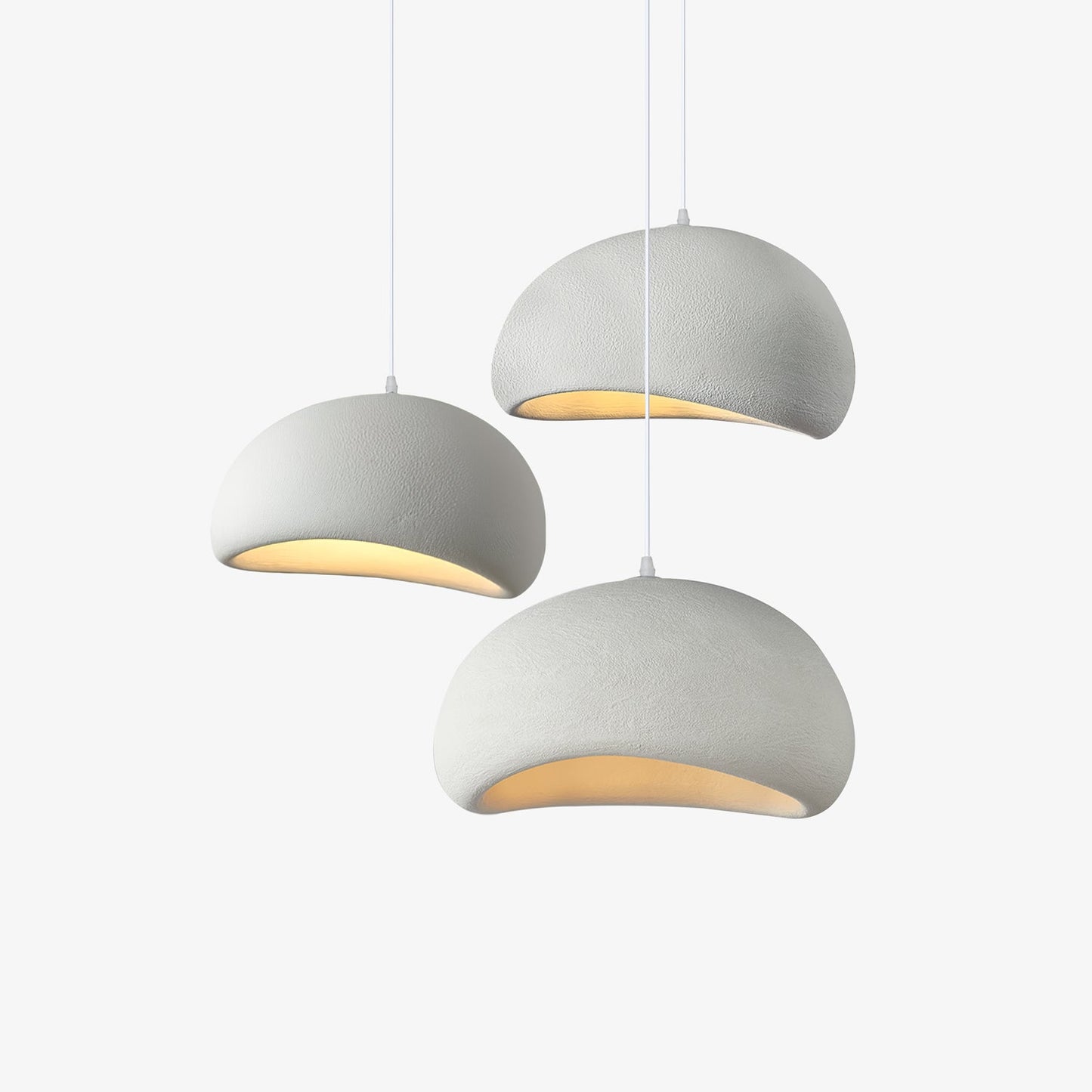Zenra Wabi-Sabi Organic Chandelier - Eco-Friendly, Adjustable Height