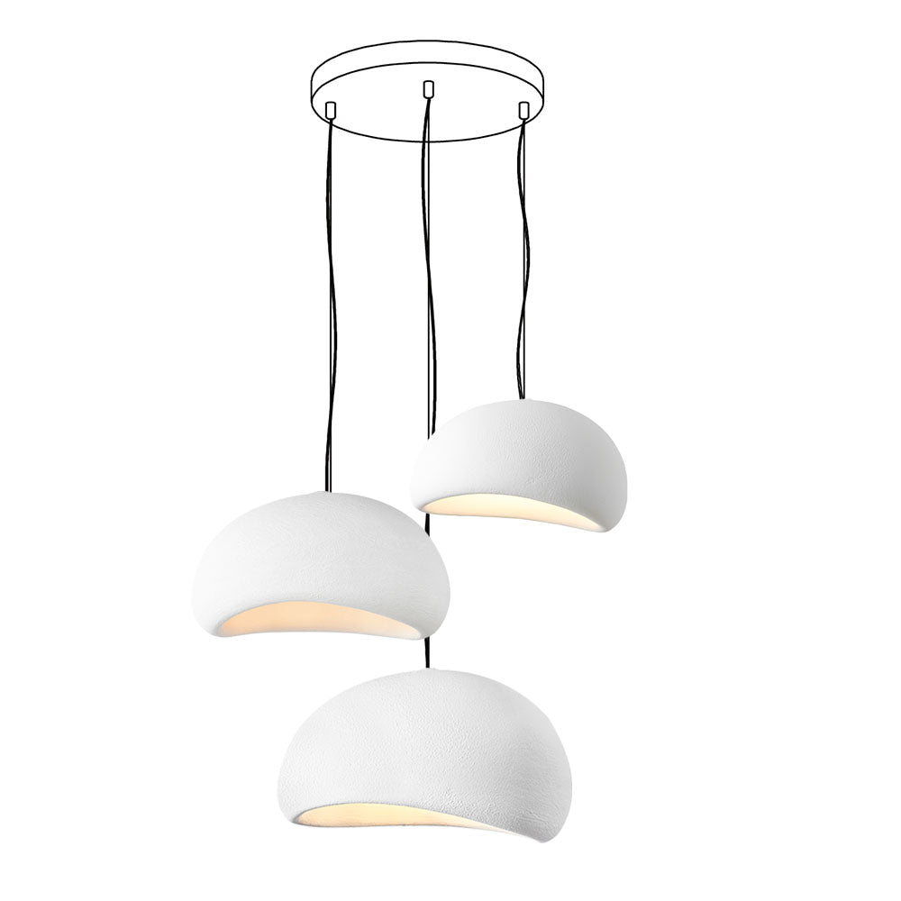 Zenra Wabi-Sabi Organic Chandelier - Eco-Friendly, Adjustable Height