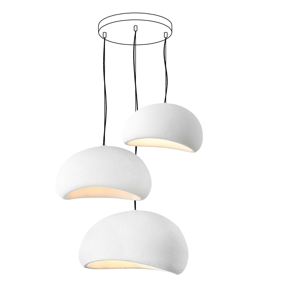 Zenra Wabi-Sabi Organic Chandelier - Eco-Friendly, Adjustable Height