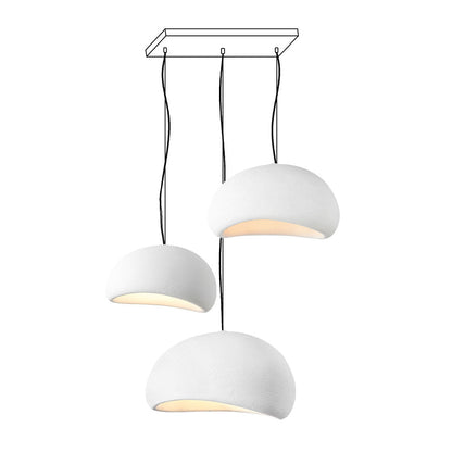 Zenra Wabi-Sabi Organic Chandelier - Eco-Friendly, Adjustable Height