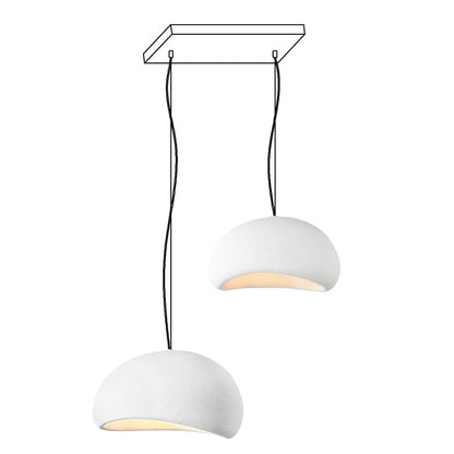 Zenra Wabi-Sabi Organic Chandelier - Eco-Friendly, Adjustable Height