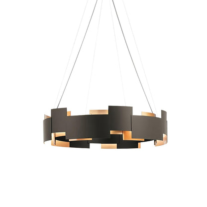 Kichler Oval Chandelier - Elegant Design with Adjustable Height & LED