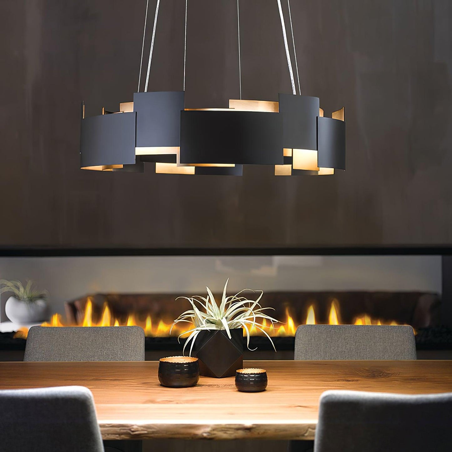 Kichler Oval Chandelier - Elegant Design with Adjustable Height & LED