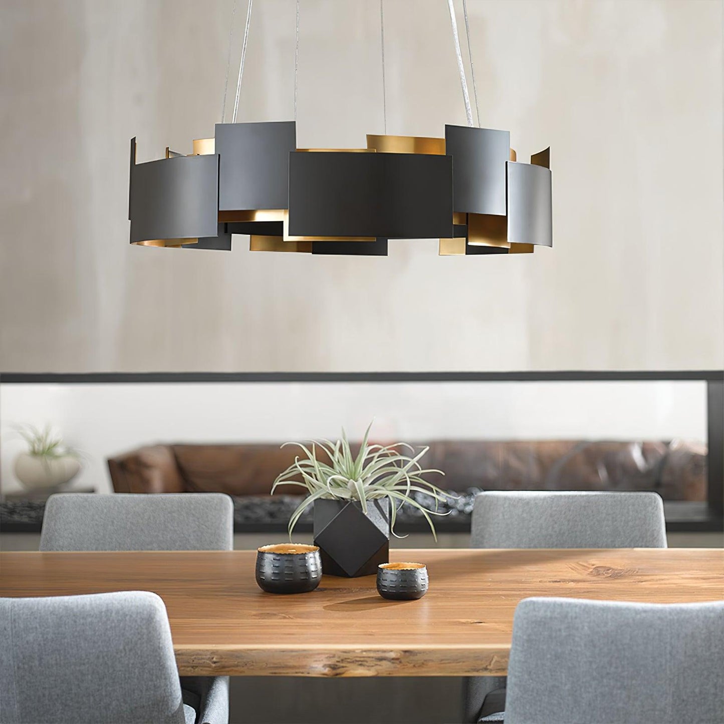 Kichler Oval Chandelier - Elegant Design with Adjustable Height & LED
