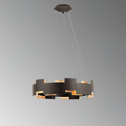 Kichler Oval Chandelier - Elegant Design with Adjustable Height & LED