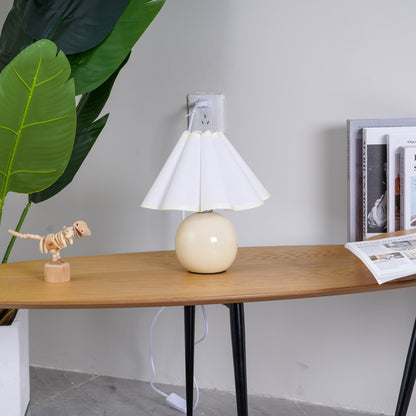 Kicsi Knife Pleat Table Lamp - Elegant Design, Soft Ambient Lighting