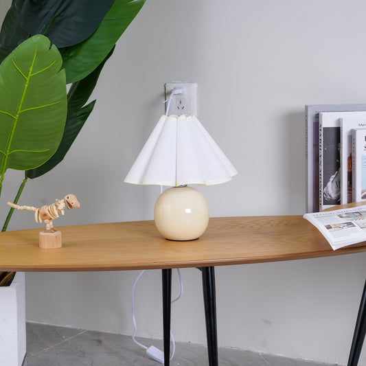 Kicsi Knife Pleat Table Lamp - Elegant Design, Soft Ambient Lighting