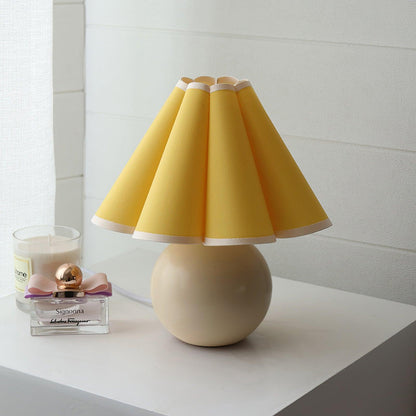 Kicsi Knife Pleat Table Lamp - Elegant Design, Soft Ambient Lighting