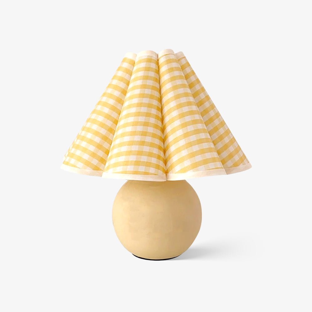 Kicsi Knife Pleat Table Lamp - Elegant Design, Soft Ambient Lighting