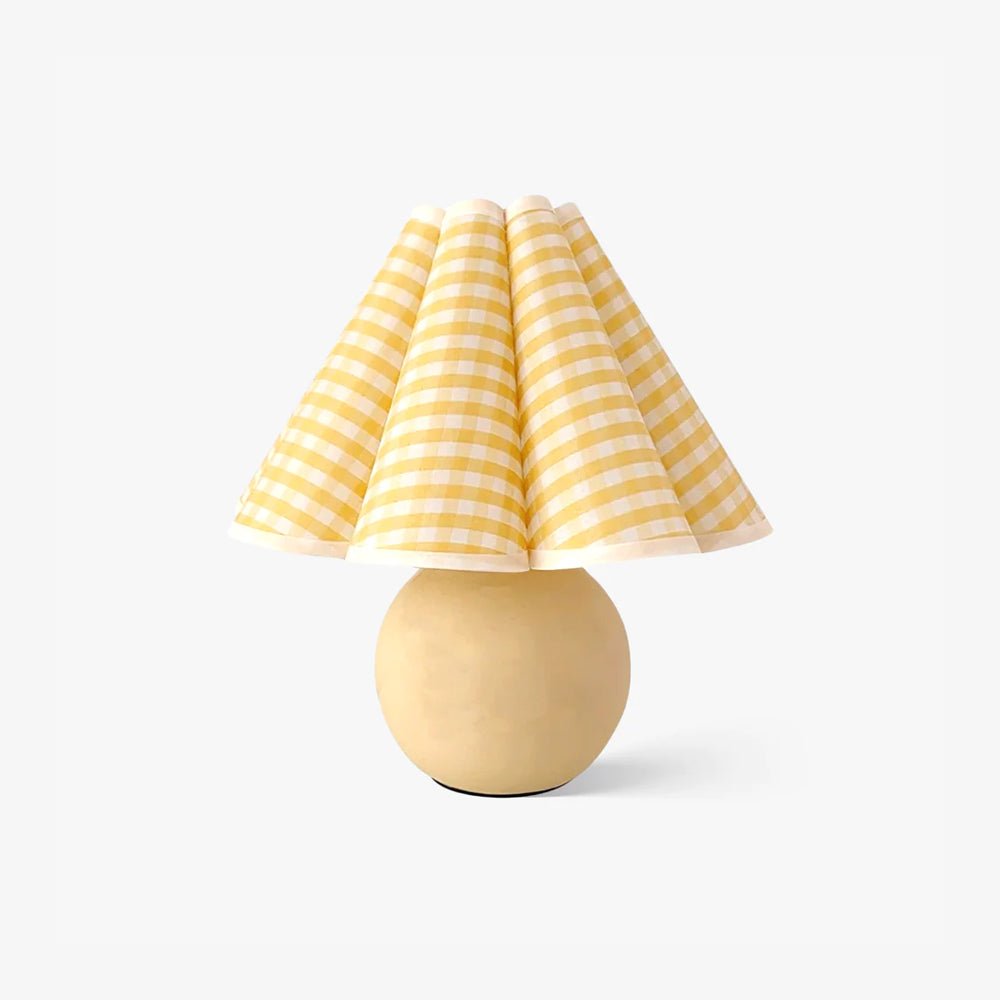 Kicsi Knife Pleat Table Lamp - Elegant Design, Soft Ambient Lighting