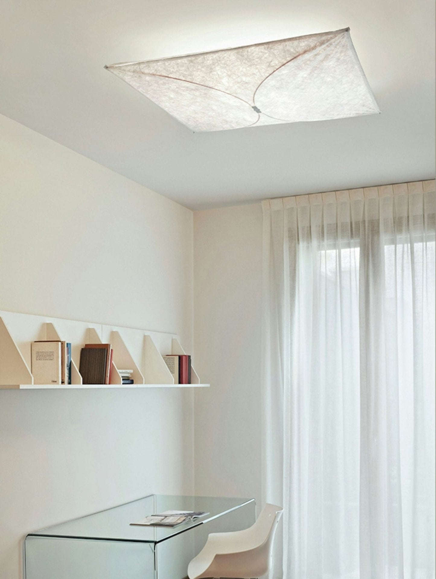 Kite Shaped Paper Wall Lamp - Soft Ambient Light & Energy Efficient De