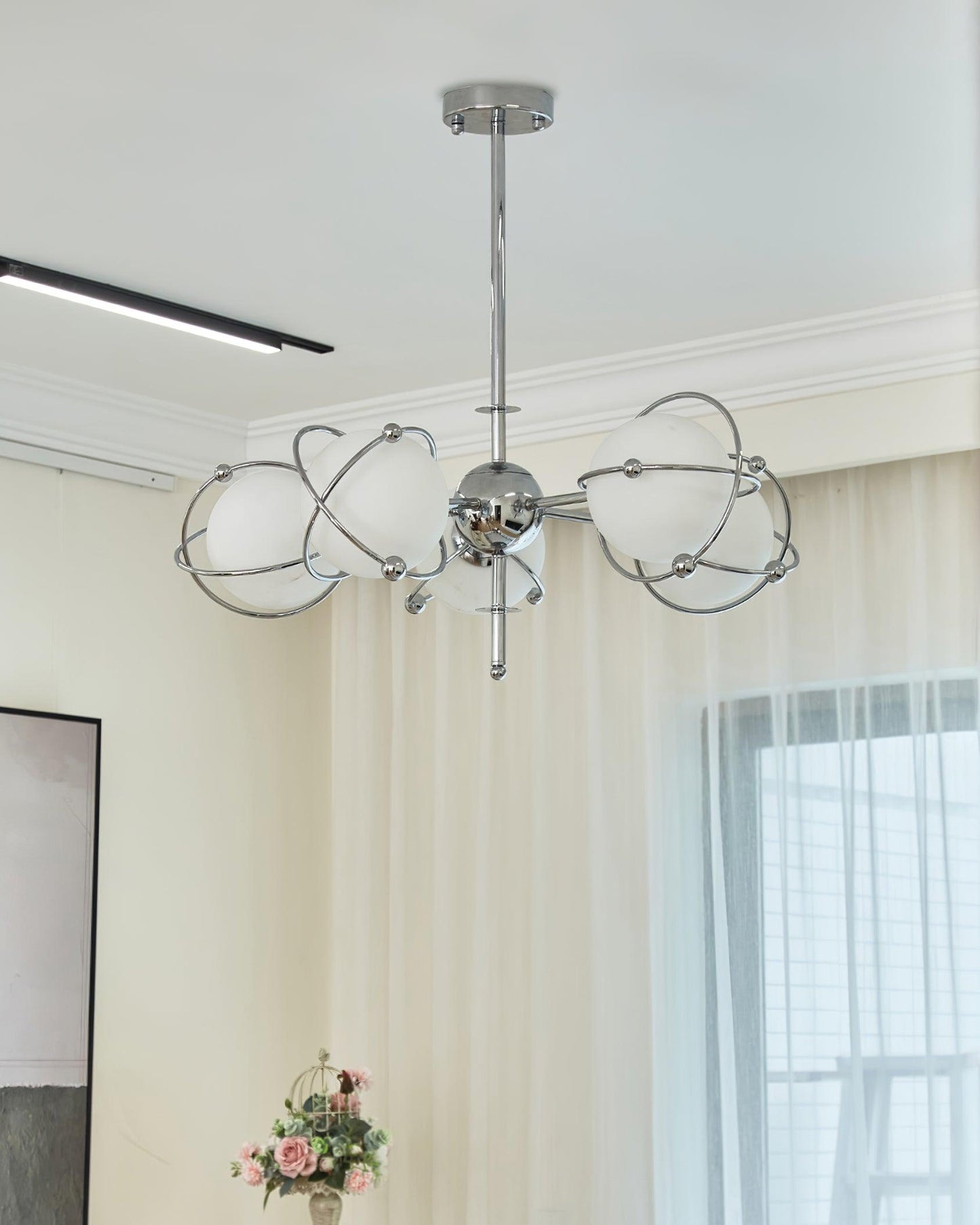 Kittelson Chandelier - Elegant Design with Adjustable Height & LED Lig