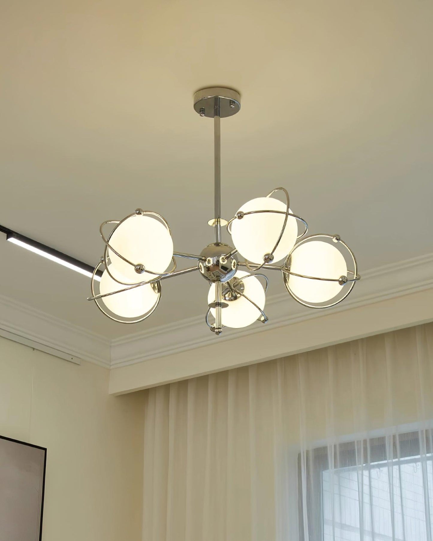 Kittelson Chandelier - Elegant Design with Adjustable Height & LED Lig