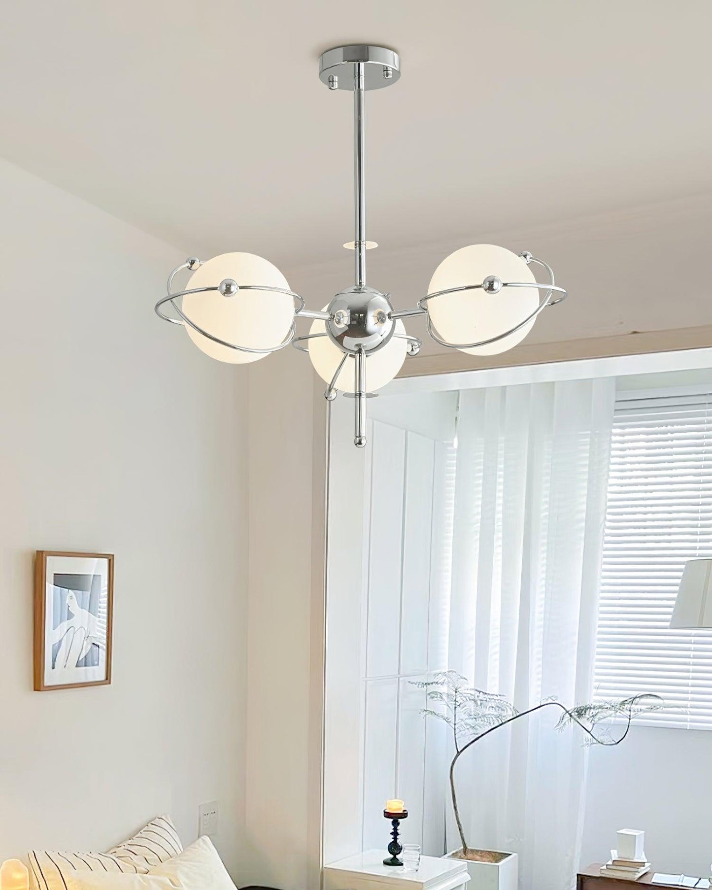 Kittelson Chandelier - Elegant Design with Adjustable Height & LED Lig