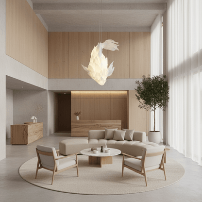 Koi Fish Chandelier - Elegant Design with Adjustable Brightness & Uniq