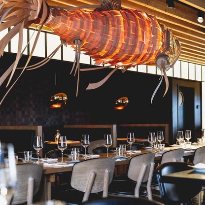 Koi Chandelier - Elegant Design with Adjustable Brightness & Energy Ef
