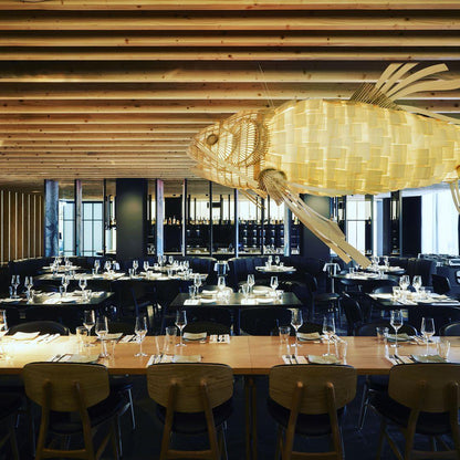 Koi Chandelier - Elegant Design with Adjustable Brightness & Energy Ef