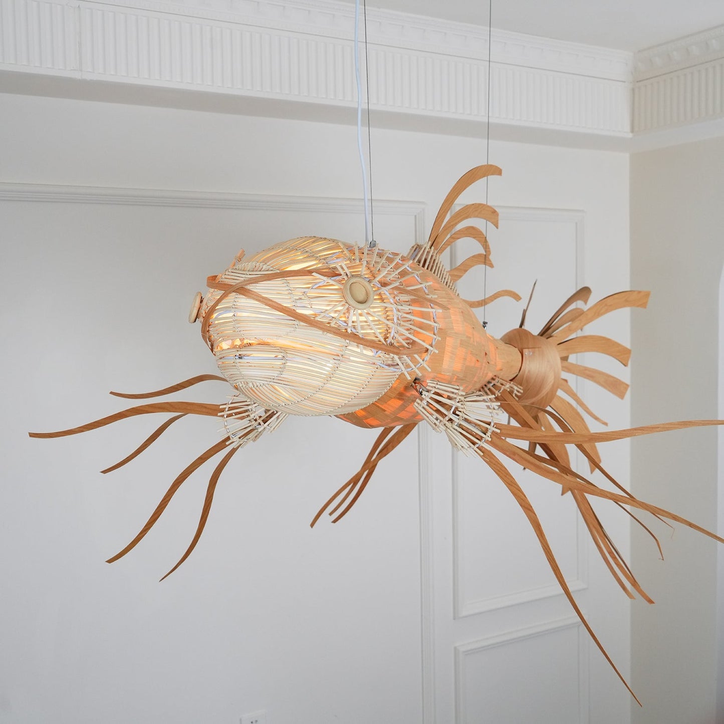 Koi Chandelier - Elegant Design with Adjustable Brightness & Energy Ef