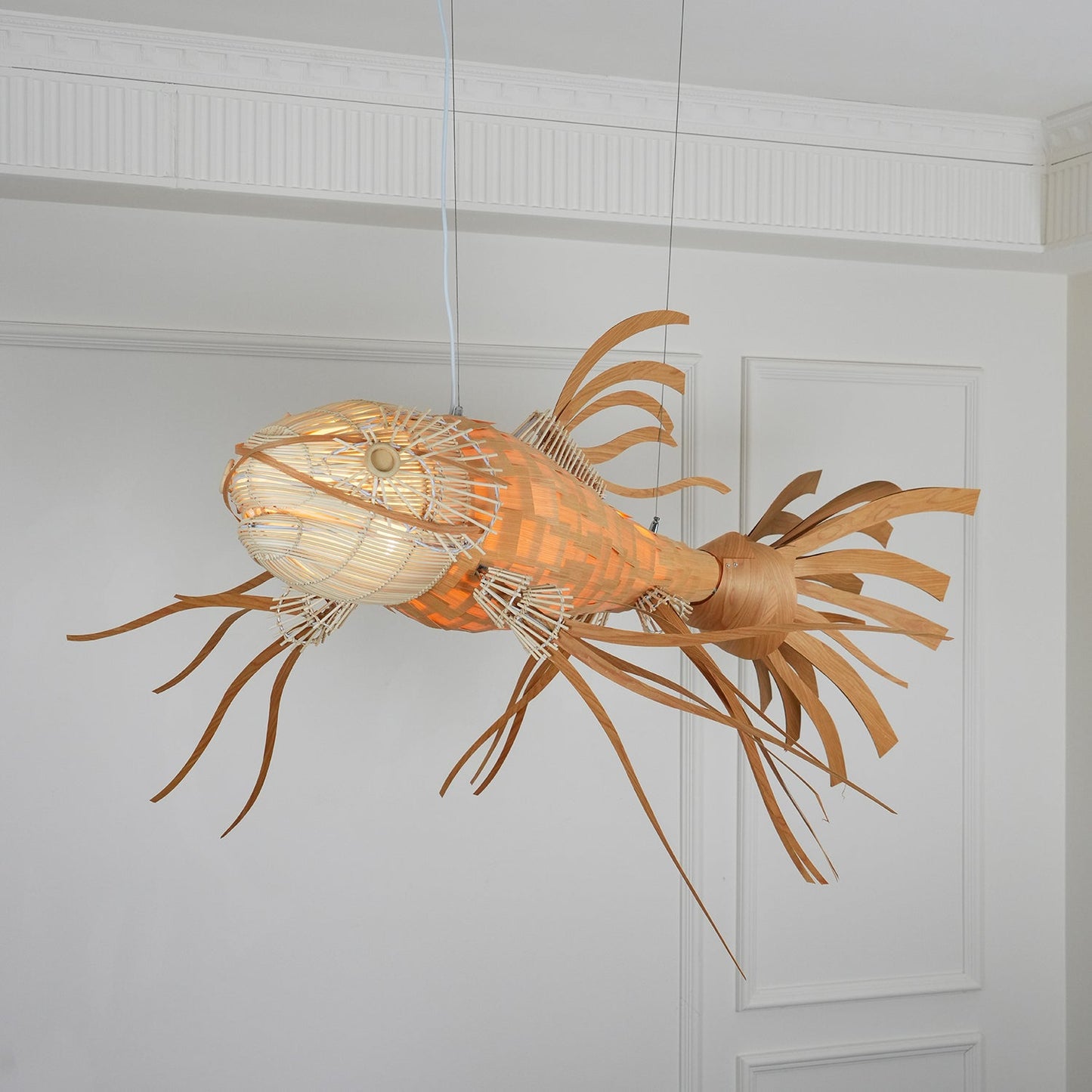 Koi Chandelier - Elegant Design with Adjustable Brightness & Energy Ef
