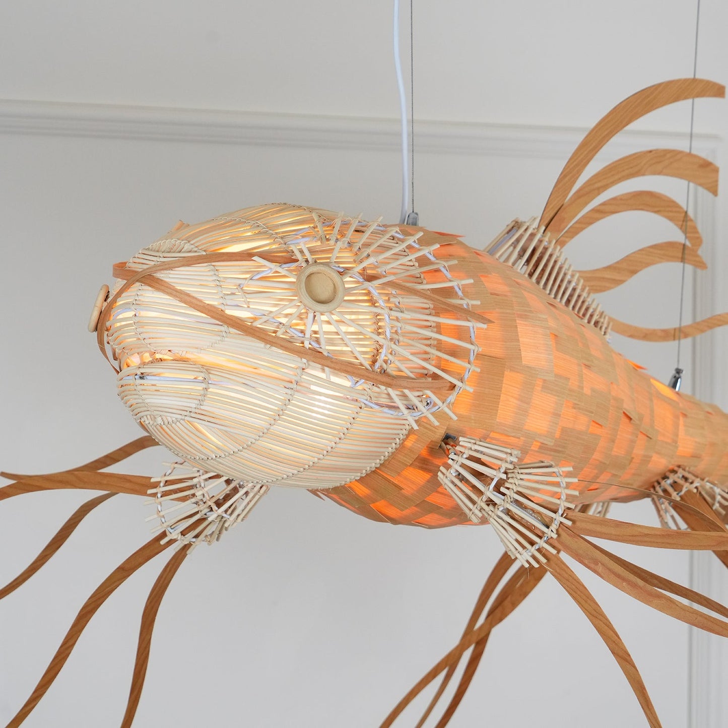 Koi Chandelier - Elegant Design with Adjustable Brightness & Energy Ef