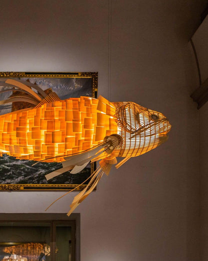 Koi Chandelier - Elegant Design with Adjustable Brightness & Energy Ef