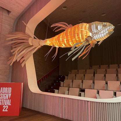Koi Chandelier - Elegant Design with Adjustable Brightness & Energy Ef