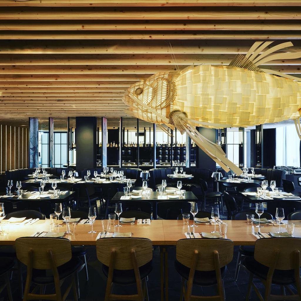 Koi Chandelier - Elegant Design with Adjustable Brightness & Energy Ef