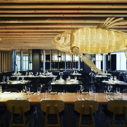 Koi Chandelier - Elegant Design with Adjustable Brightness & Energy Ef