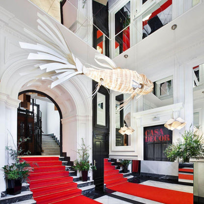 Koi Chandelier - Elegant Design with Adjustable Brightness & Energy Ef