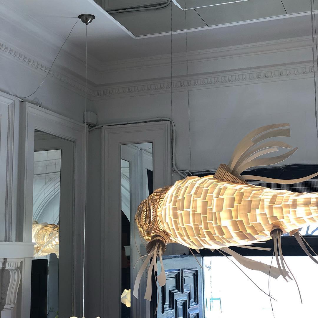 Koi Chandelier - Elegant Design with Adjustable Brightness & Energy Ef