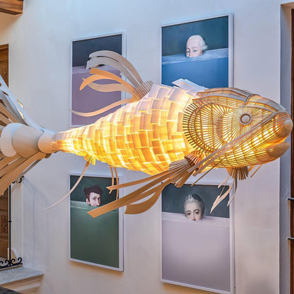 Koi Chandelier - Elegant Design with Adjustable Brightness & Energy Ef