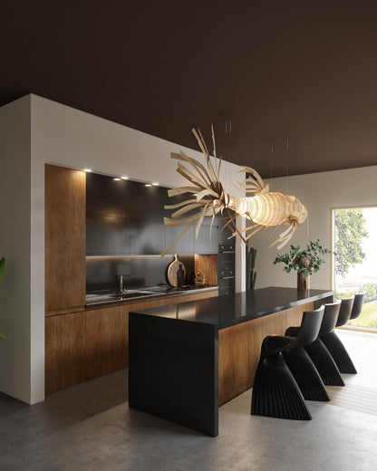Koi Chandelier - Elegant Design with Adjustable Brightness & Energy Ef