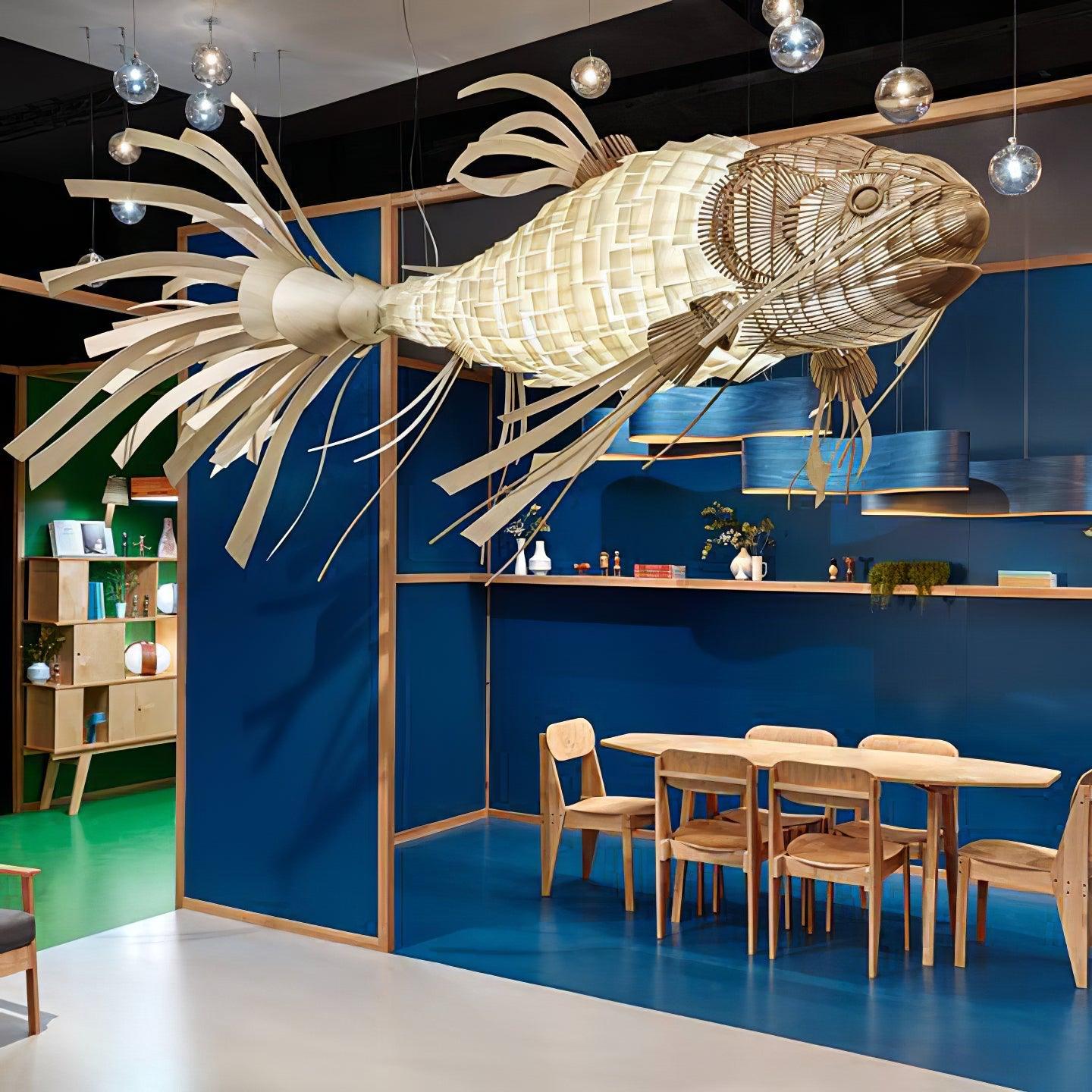 Koi Chandelier - Elegant Design with Adjustable Brightness & Energy Ef
