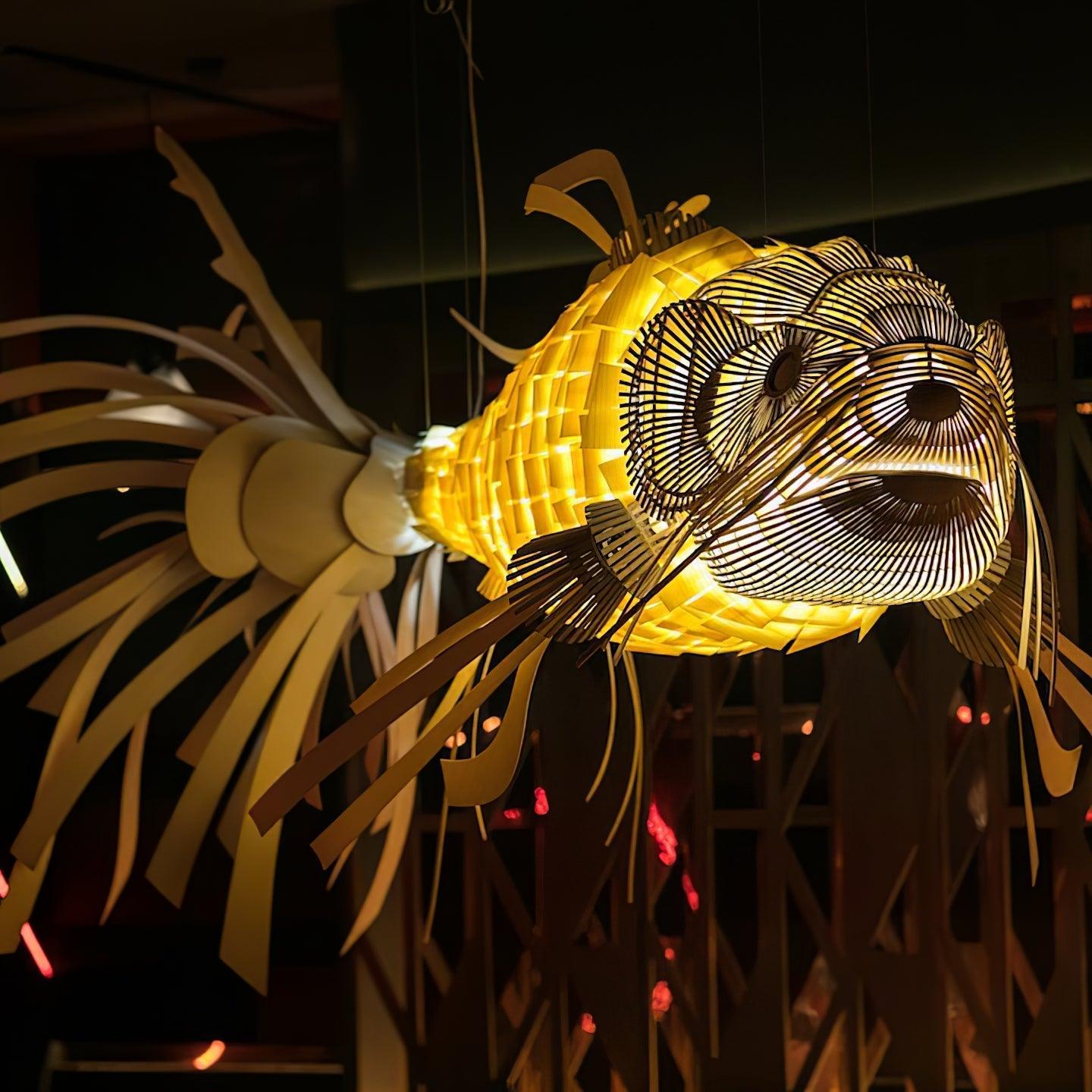 Koi Chandelier - Elegant Design with Adjustable Brightness & Energy Ef