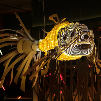 Koi Chandelier - Elegant Design with Adjustable Brightness & Energy Ef