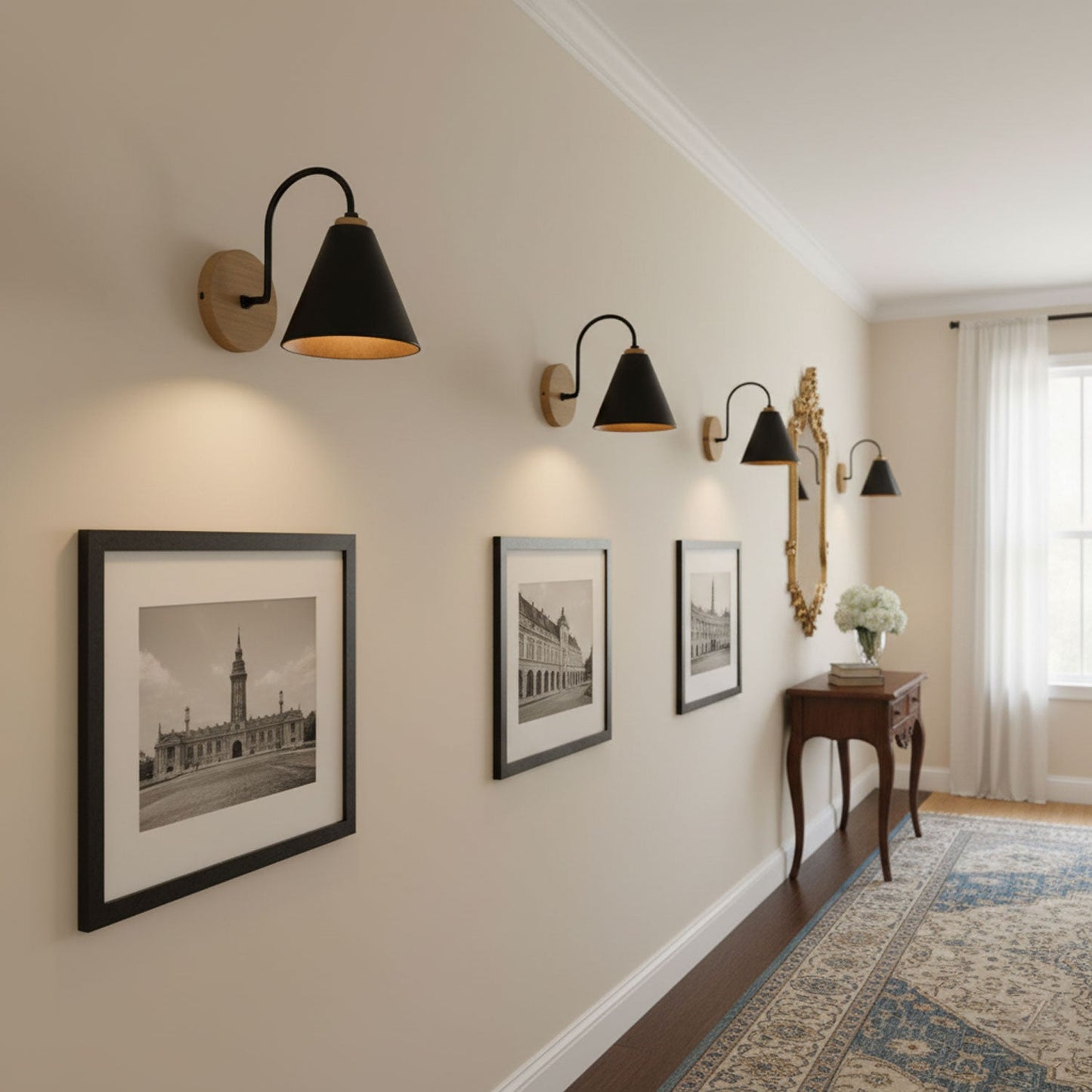 Kona Nordic Wall Lamp - Adjustable Brightness & Energy-Efficient LED