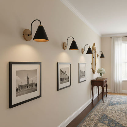 Kona Nordic Wall Lamp - Adjustable Brightness & Energy-Efficient LED