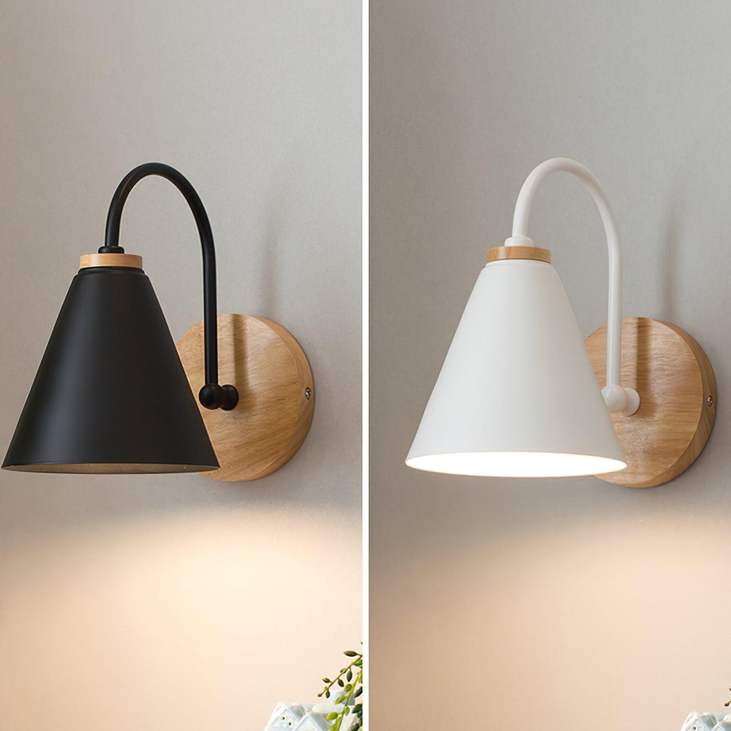 Kona Nordic Wall Lamp - Adjustable Brightness & Energy-Efficient LED