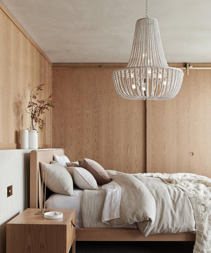 Koralky Modern Chandelier - Adjustable Height, Crystal Accents
