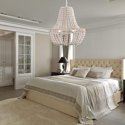 Koralky Modern Chandelier - Adjustable Height, Crystal Accents