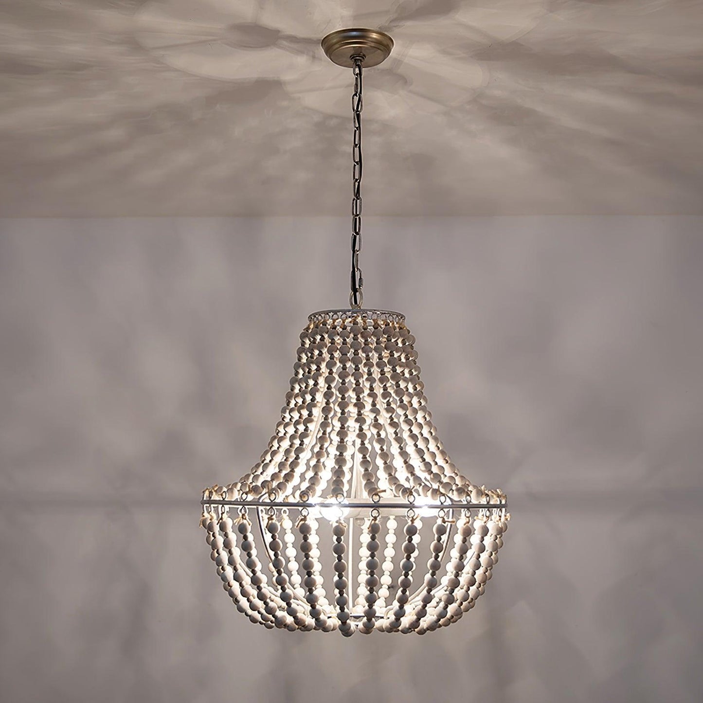 Koralky Modern Chandelier - Adjustable Height, Crystal Accents