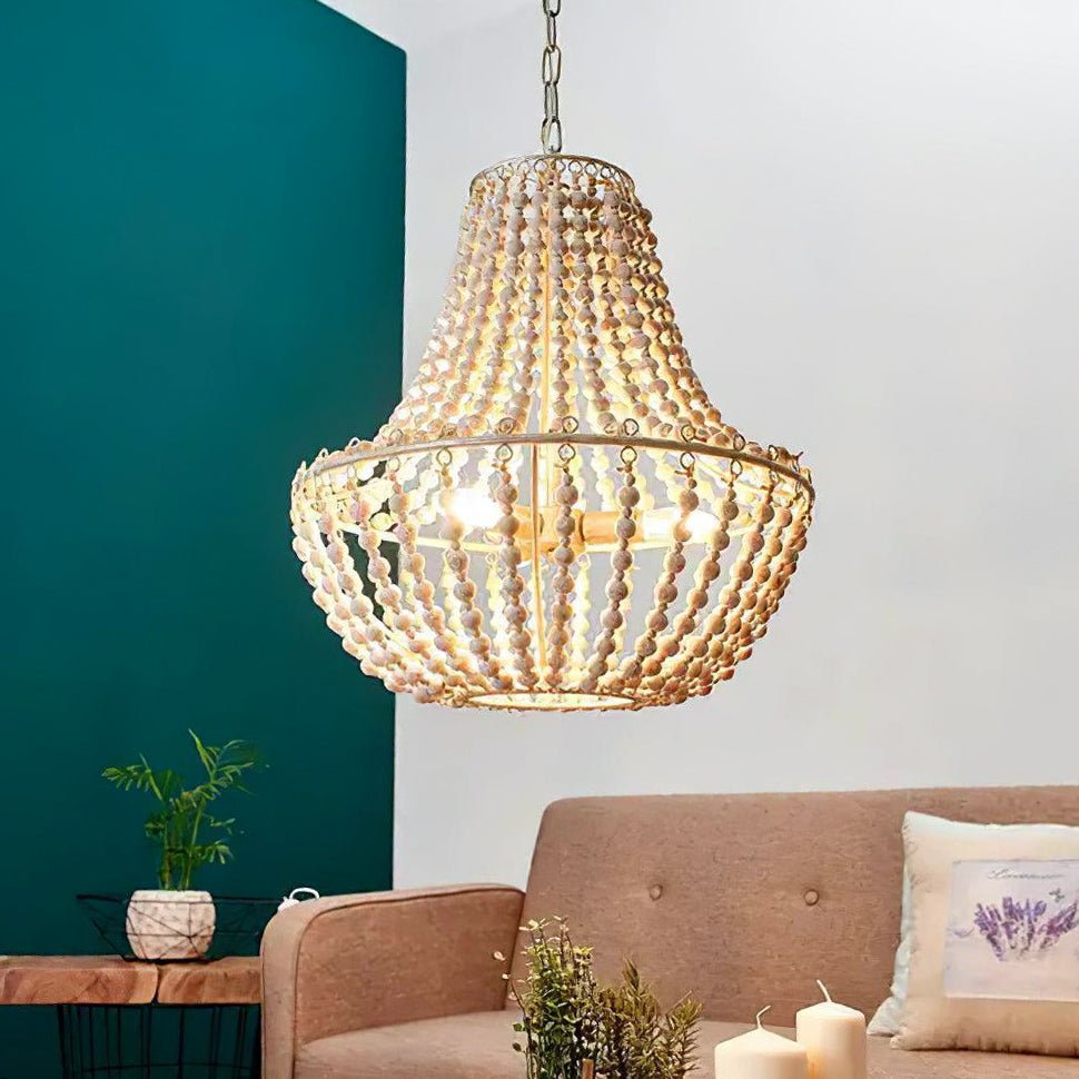 Koralky Modern Chandelier - Adjustable Height, Crystal Accents
