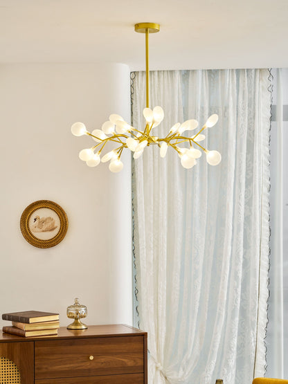 LED Firefly Sputnik Chandelier - Modern Design with Adjustable Arms