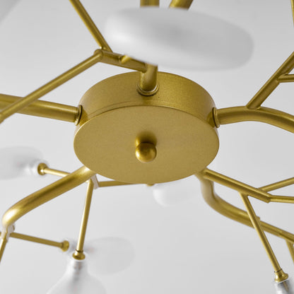 LED Firefly Sputnik Chandelier - Modern Design with Adjustable Arms