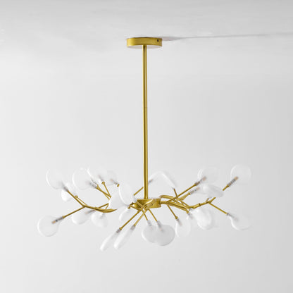 LED Firefly Sputnik Chandelier - Modern Design with Adjustable Arms