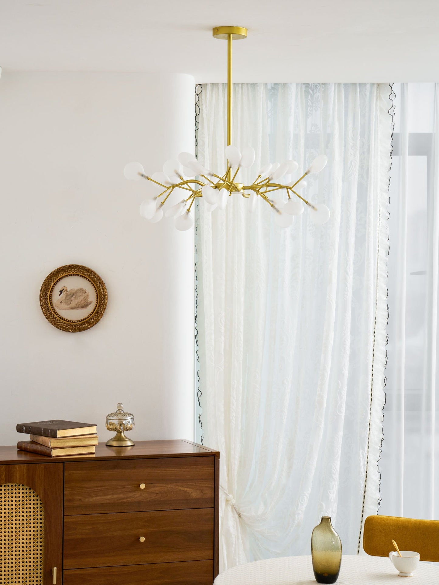 LED Firefly Sputnik Chandelier - Modern Design with Adjustable Arms