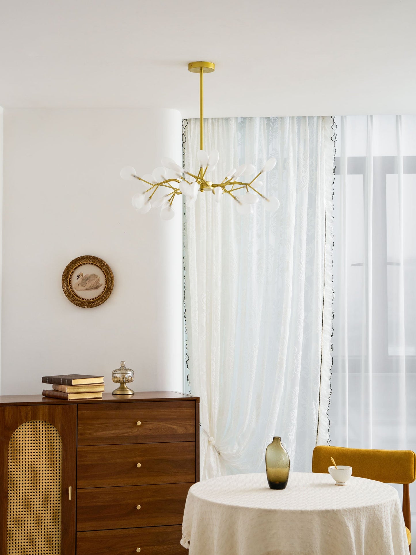 LED Firefly Sputnik Chandelier - Modern Design with Adjustable Arms