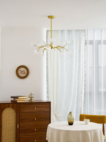 LED Firefly Sputnik Chandelier - Modern Design with Adjustable Arms