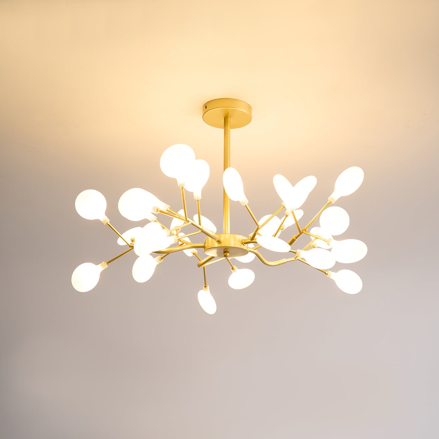 LED Firefly Sputnik Chandelier - Modern Design with Adjustable Arms